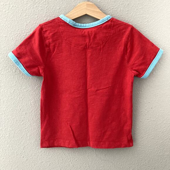 Little Bird Good Times Retro 80s Style Tee - Red - 5-6 - Picture 5 of 8